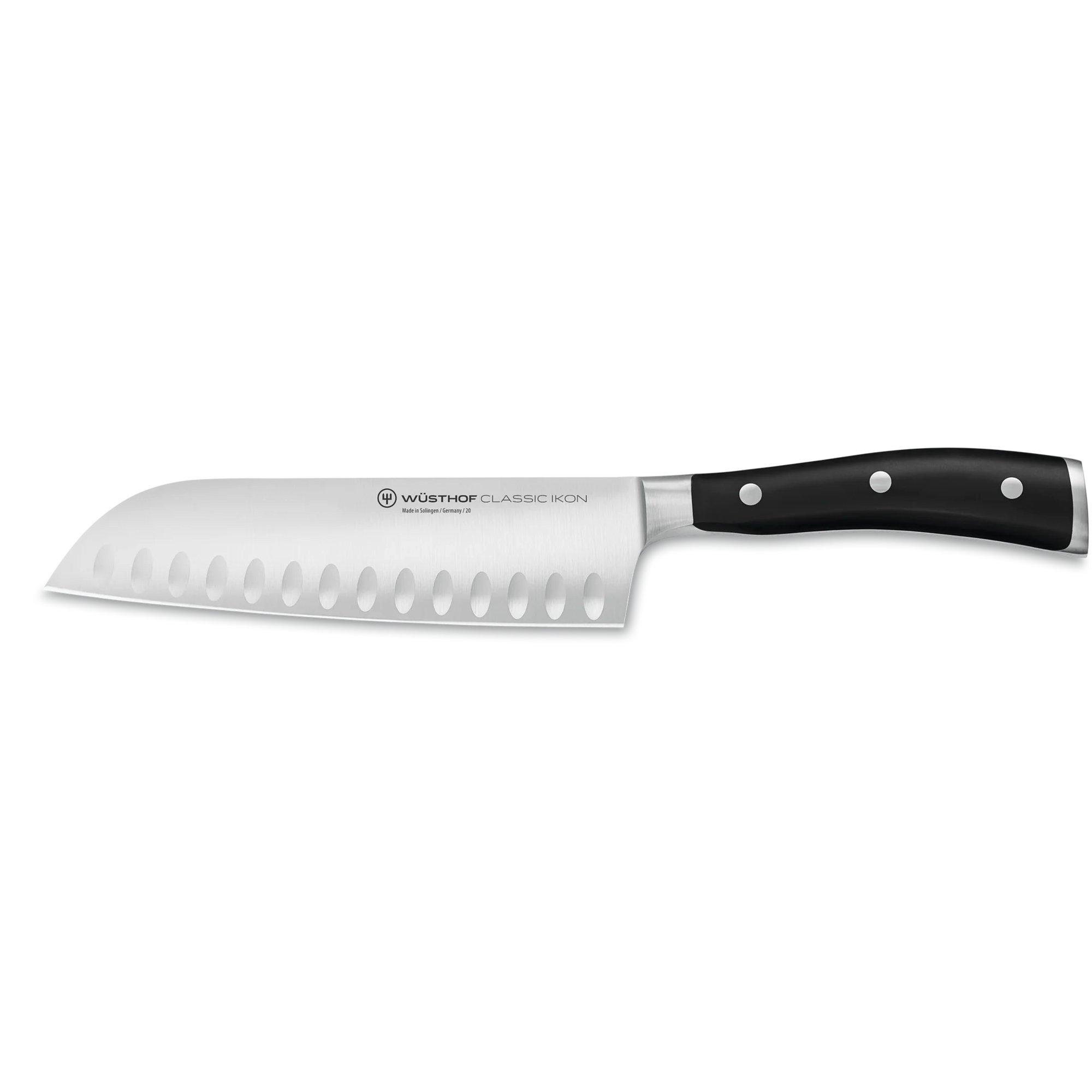 Wusthof-Trident Cutlery Classic Ikon 7" Hollow Edge Kitchen Knife - Wusthof-Trident Cutlery