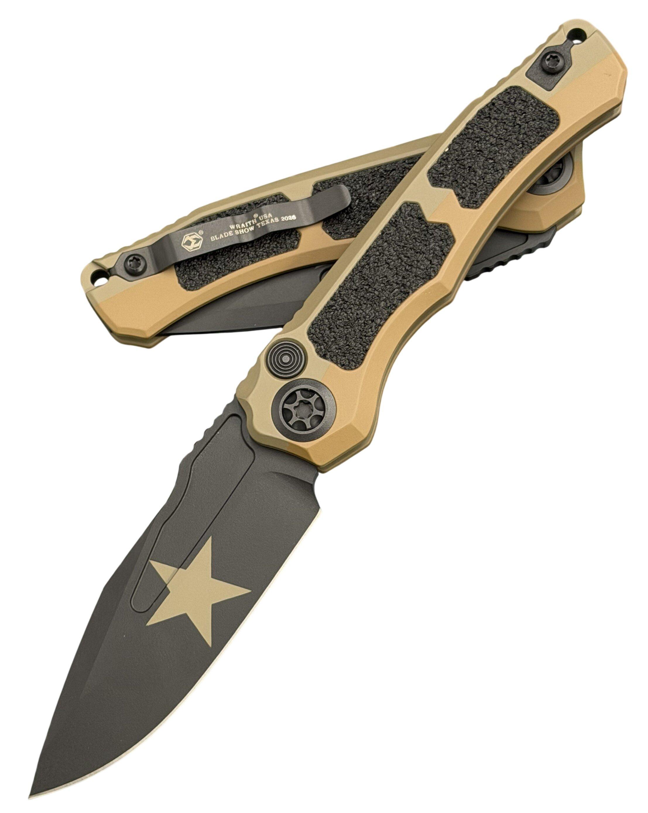 Heretic Knives H000-4A-BST Wraith V4 Blade Show Texas MagnaCut