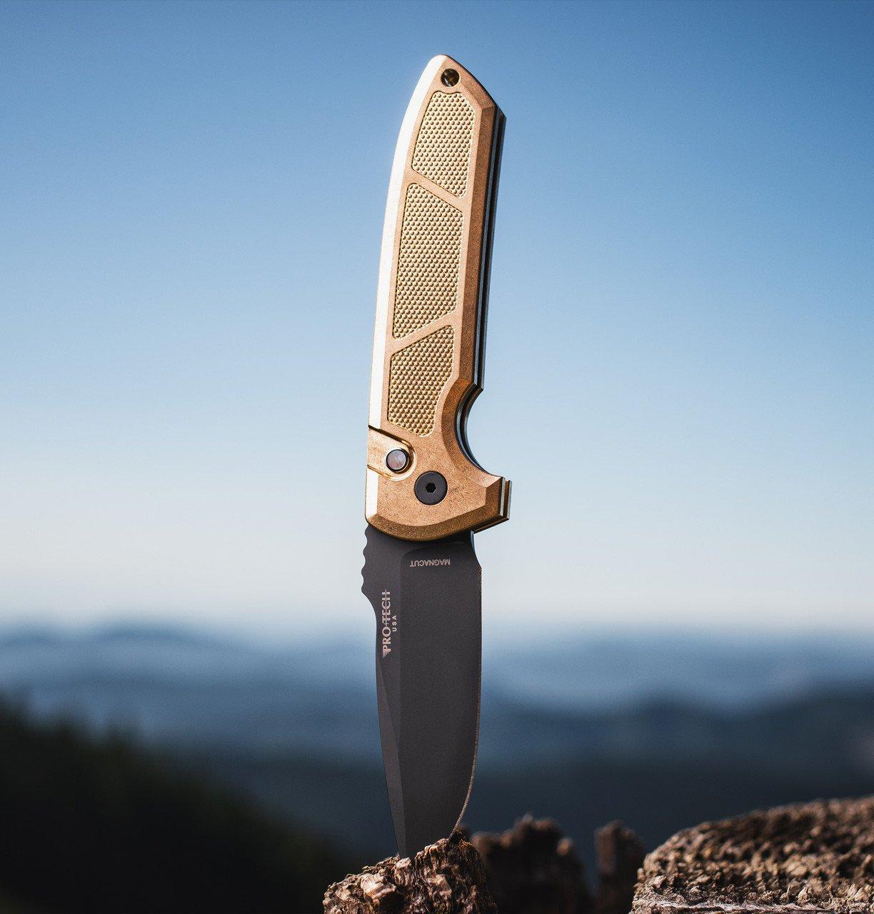 Pro-Tech LG3136 Rockeye DLC MagnaCut Folding Automatic Knife - Pro-Tech