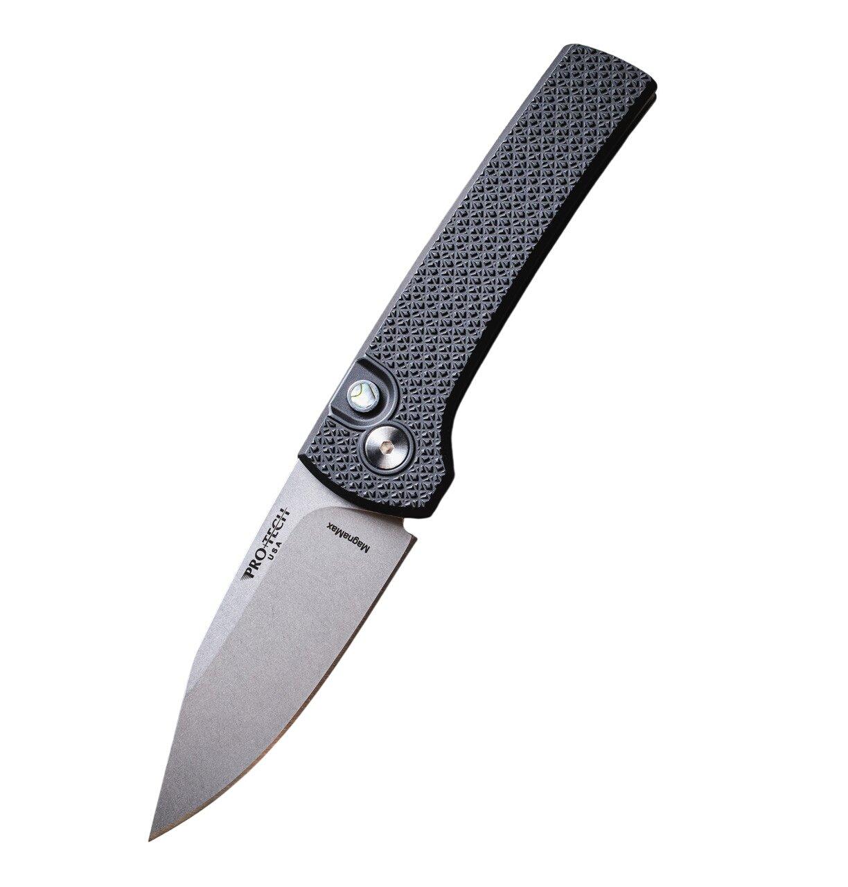 Pro-Tech BSA26.SCAPEGOAT.1 Scapegoat Compact 2026 Blade Show Atlanta Stonewashed MagnaMax Folding Automatic Knife - Pro-Tech