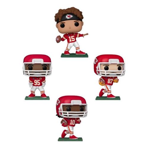 Funko Pop! Kansas City Chiefs Football Super Bowl Champions 4 Pack - Primary Image