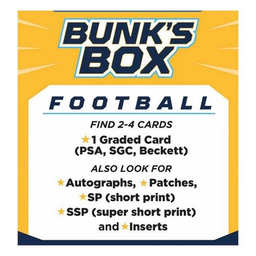 Bunks Football Mystery Card Drop Box - Primary Image
