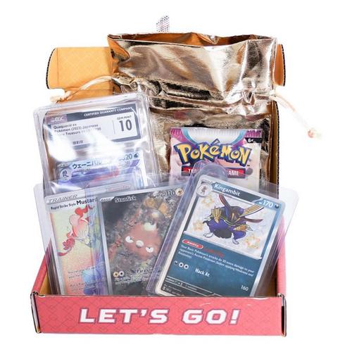 pokemon mystery card box Prismatic Evolutions surprise 1 Booster Pack 1 Graded PSA or CGC Card 3 Cards And 1 Booster Pack total Look For Vintage Holos Pokemon Trading Card Games Mystery