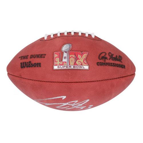 Fanatics Authentic Philadelphia Eagles Cooper DeJean Autographed Super Bowl LIX Wilson Duke Football - Primary Image