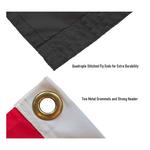 Sewing Concepts Nebraska Cornhuskers Blackshirts Logo Flag - Thumbnail 4 of 4