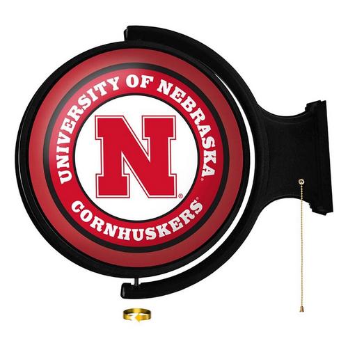 The Fan-Brand Nebraska Cornhuskers Rotating Round Light - Primary Image
