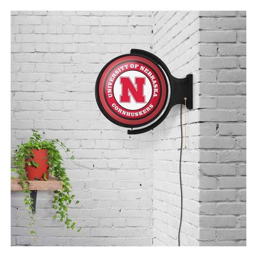 The Fan-Brand Nebraska Cornhuskers Rotating Round Light - Primary Image