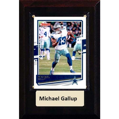C and I Collectables Inc Dallas Cowboys Michael Irvin 4"x6" Plaque - Primary Image