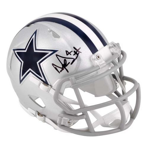 Fanatics Authentic Dallas Cowboys Dak Prescott Autographed Riddell Speed Mini Helmet - Primary Image