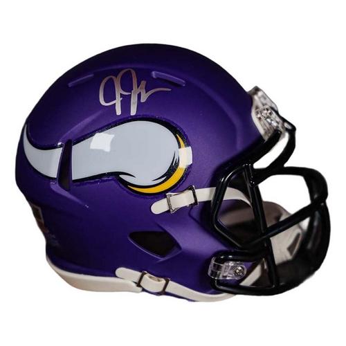 Fanatics Authentic Minnesota Vikings Justin Jefferson #18 Autographed Mini Helmet - Primary Image