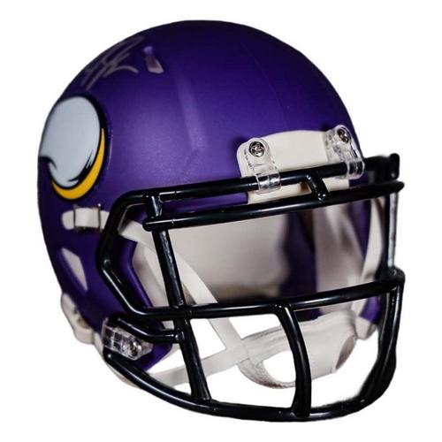 Fanatics Authentic Minnesota Vikings Justin Jefferson #18 Autographed Mini Helmet - Primary Image