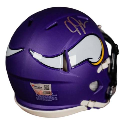 Fanatics Authentic Minnesota Vikings Justin Jefferson #18 Autographed Mini Helmet - Primary Image