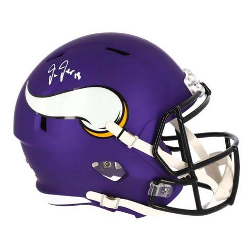 Fanatics Authentic Minnesota Vikings Justin Jefferson #18 Autographed Replica Helmet - Primary Image