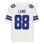Fanatics Authentic Dallas Cowboys CeeDee Lamb Autographed Nike White Limited Jersey - Thumbnail 2 of 4