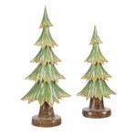 Midwest-CBK Carved Green Tree (Sold Individually) - Thumbnail 1 of 6