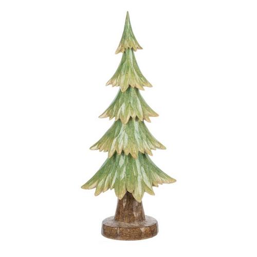 Midwest-CBK Carved Green Tree (Sold Individually) - Primary Image