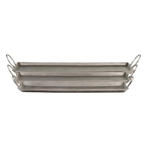 Sagebrook Home Metal Casted Trays - Primary Image