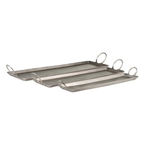 Sagebrook Home Metal Casted Trays - Primary Image