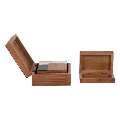 Sagebrook Home Resin Mid-Century Boxes - Primary Image