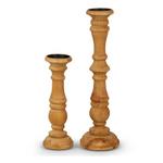 RAZ Imports Wood Candle Holder - Thumbnail 2 of 2