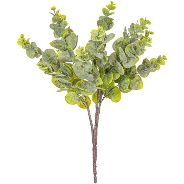 Vickerman Company 19" Artificial Green Spiral Eucalyptus Bush