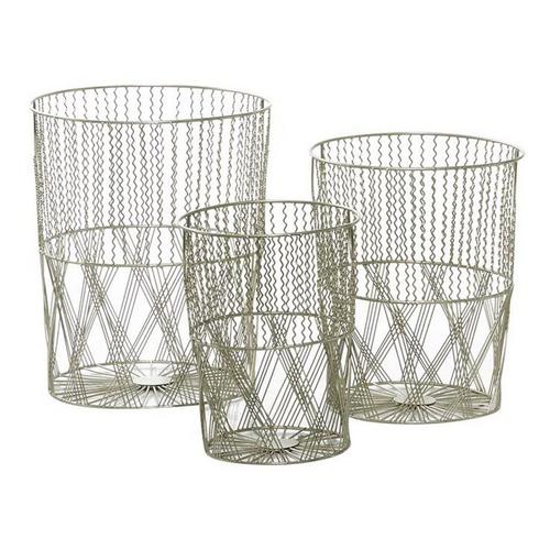 UMA Home Décor Metal Contemporary Storage Basket - Primary Image