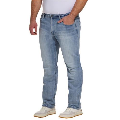 Men's Seeded & Sewn Adam Athletic Fit Straight Jeans - Primary Image