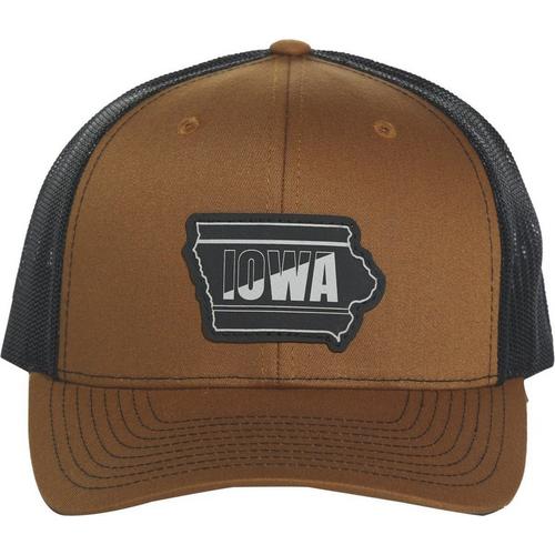 Park Bench Apparel Iowa Outline Slash Adjustable Hat - Primary Image