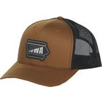 Park Bench Apparel Iowa Outline Slash Adjustable Hat - Thumbnail 2 of 3
