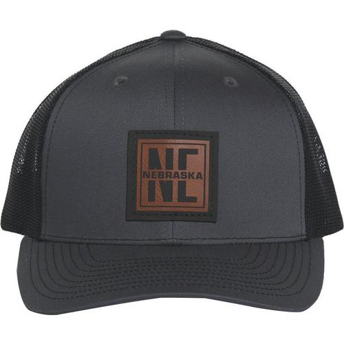 Park Bench Apparel Nebraska Square Initial Snapback Hat - Primary Image