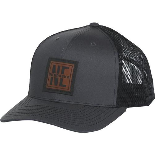 Park Bench Apparel Nebraska Square Initial Snapback Hat - Primary Image