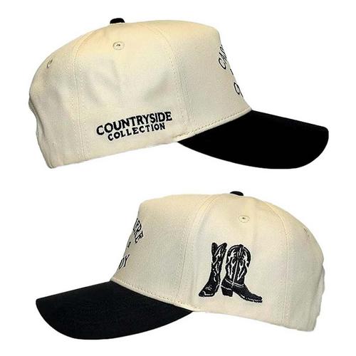 Citrusy Cashmere Cowboy Vintage Trucker Snapback Hat - Primary Image