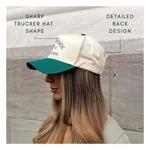 Citrusy Countryside Collection Vintage Trucker Snapback Hat - Thumbnail 5 of 6