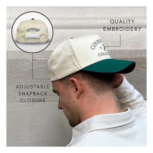 Citrusy Countryside Collection Vintage Trucker Snapback Hat - Primary Image
