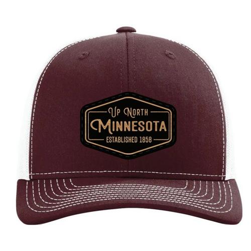 Park Bench Apparel Up North Minnesota Ext. 1858 Snapback Hat - Primary Image