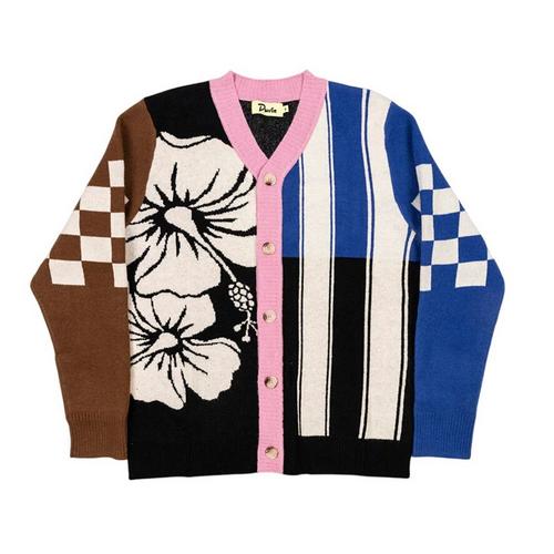 Duvin Design Co. Hibiscus Stripe Knit Cardigan - Primary Image