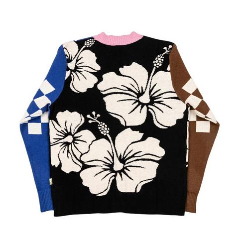 Duvin Design Co. Hibiscus Stripe Knit Cardigan - Primary Image