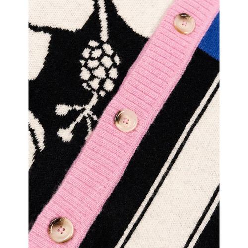 Duvin Design Co. Hibiscus Stripe Knit Cardigan - Primary Image