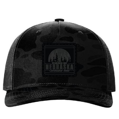 Park Bench Apparel Nebraska Square Patch Cornhusker State Snapback Hat - Primary Image