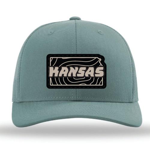 Park Bench Apparel Kansas Topographic Snapback Hat - Primary Image