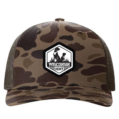 Park Bench Apparel WI Hunt Camo Snapback Hat - Primary Image