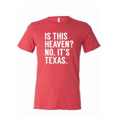 Men's Bullzerk Is This Heaven? No, It's Texas T-Shirt - Primary Image