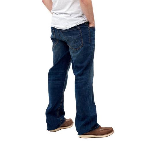 Men's Seeded & Sewn Noah Relaxed Fit Straight Jeans - Primary Image