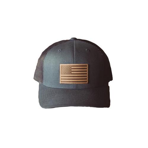 Range Leather American Flag Snapback Hat - Primary Image