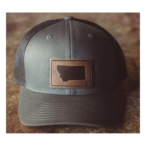 Range Leather Montana State Snapback Hat - Primary Image