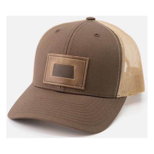 Range Leather North Dakota Silhouette Snapback Hat - Primary Image