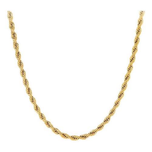 Men's New York Jewelry Stainless Steel Rope Necklace