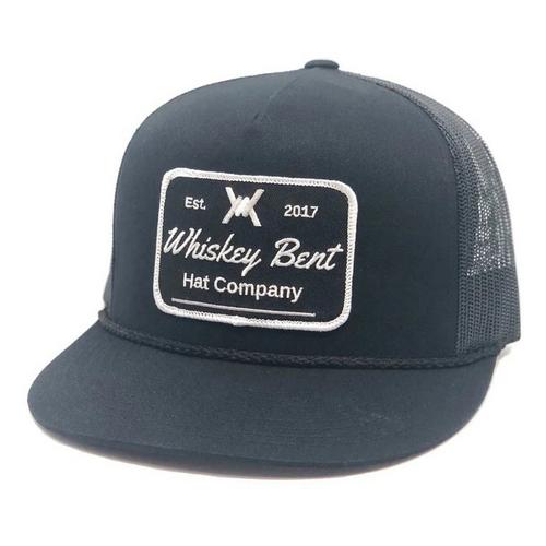 Whiskey Bent Hat Co. Black Top Snapback Hat - Primary Image