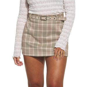 Women's Hem & Thread Plaid Skort
