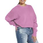 Women's Double Zero Drop Shoulder Pullover Sweater - Thumbnail 2 of 3
